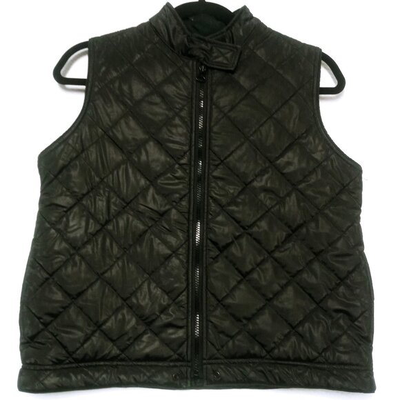 Women's Vest Cool Wear Black Quilted Collared Zipped Closure Jacket Size Small - Picture 1 of 12